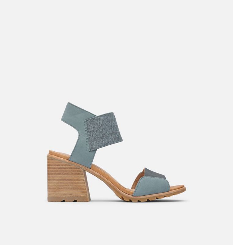 Sorel Dam Sandaler Blå/Grå - Nadia™ - ZGH-801547